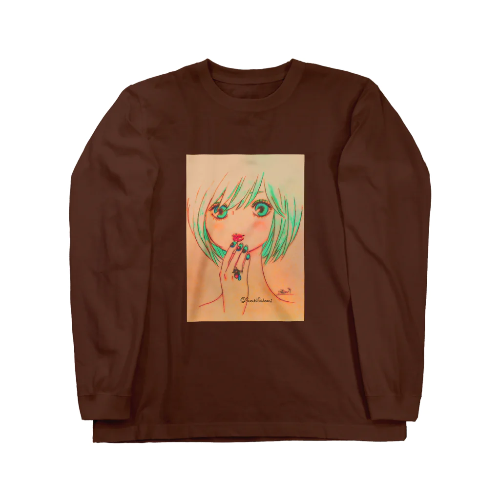 Suzuki Satomi の小麦色 Long Sleeve T-Shirt