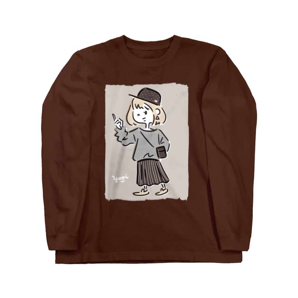 yopiのgirl Long Sleeve T-Shirt