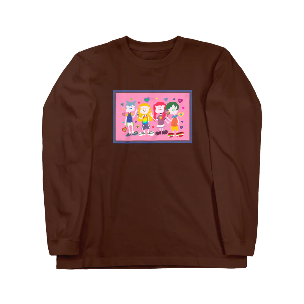 穏やかな日常のgirl4 Long Sleeve T-Shirt