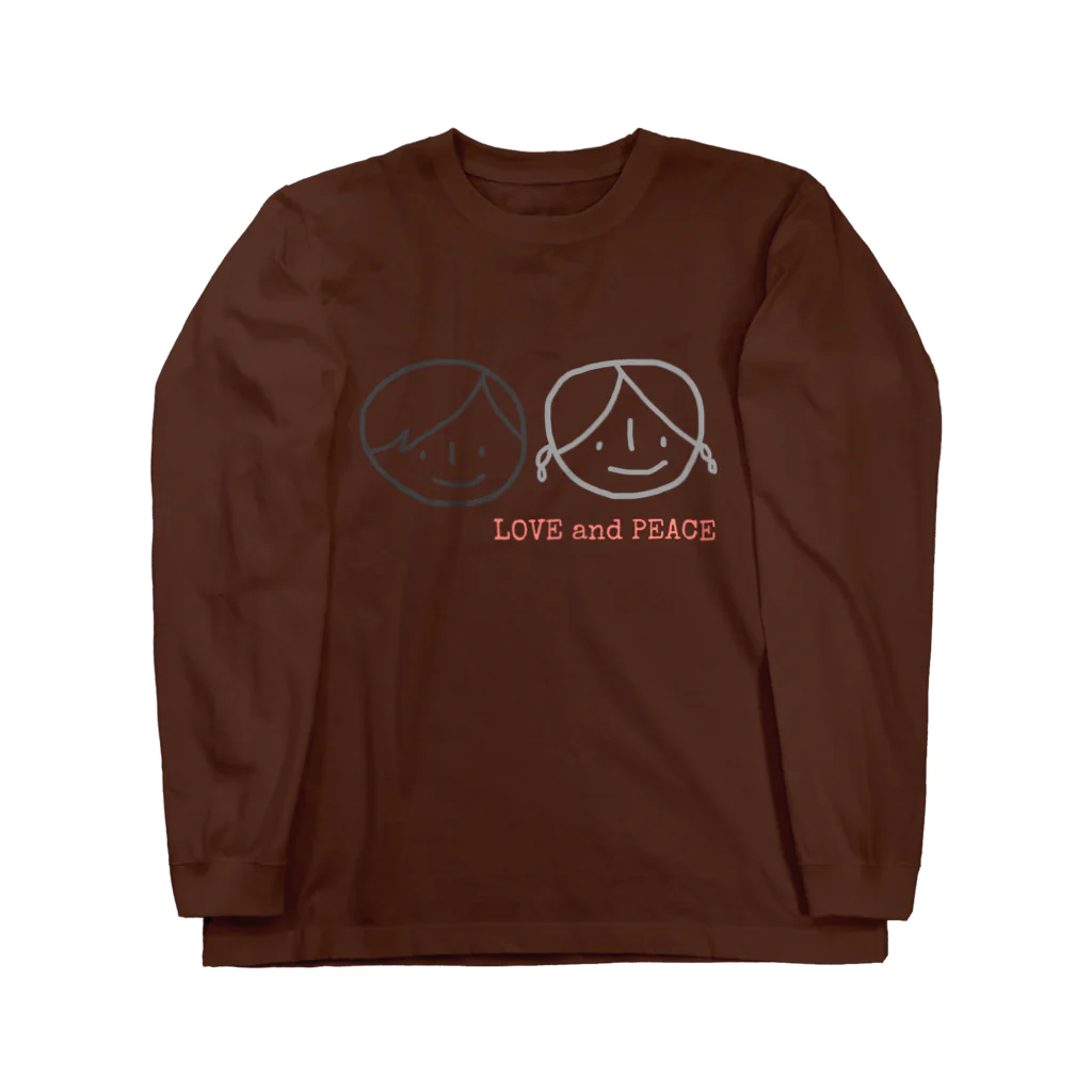 ちえのLOVE &PEACE ロングスリーブTシャツ