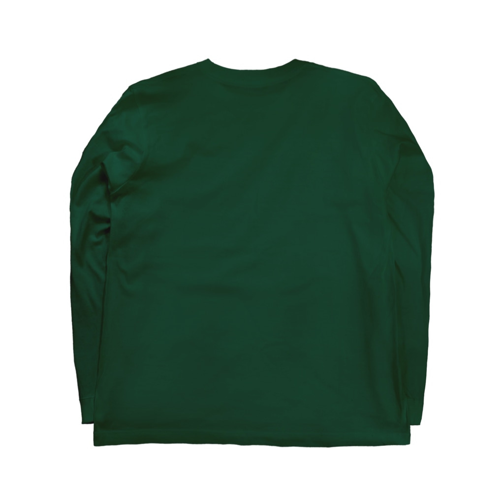 さちこの生物雑貨のイモムシ・けむし図鑑(文字白) Long Sleeve T-Shirt :back