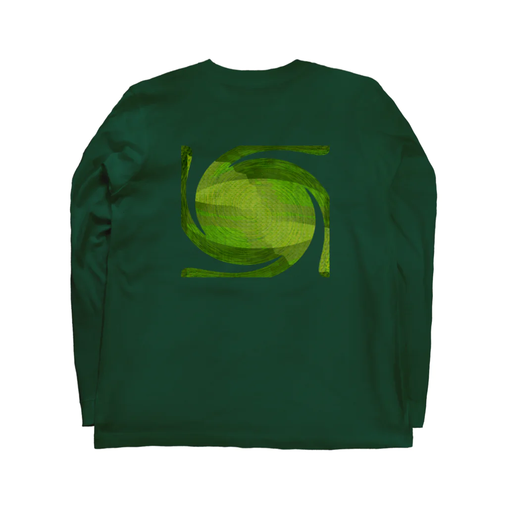 水草の藻１ Long Sleeve T-Shirt :back