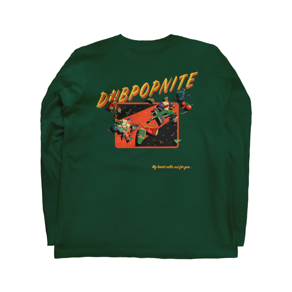 DUBPOPNITEANDMOREのRETROPOP-L/STee  ロングスリーブTシャツの裏面