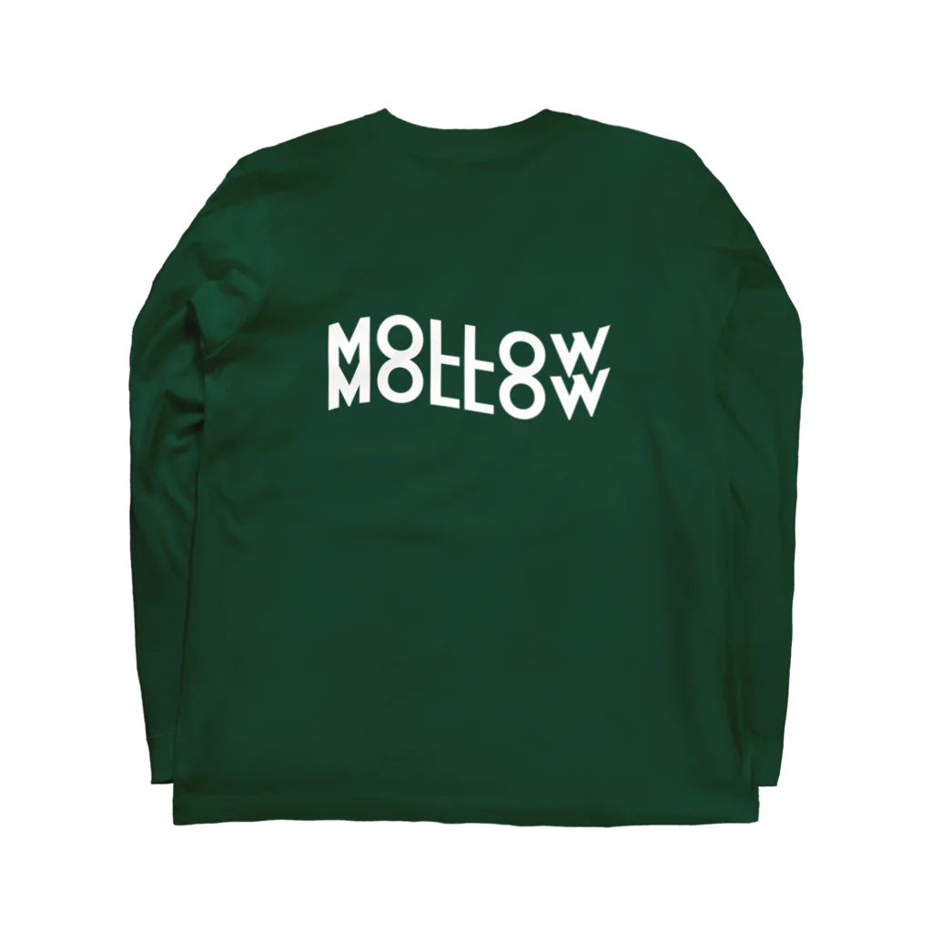 too mollowのワンポイント ヨゾラくん Long Sleeve T-Shirt :back