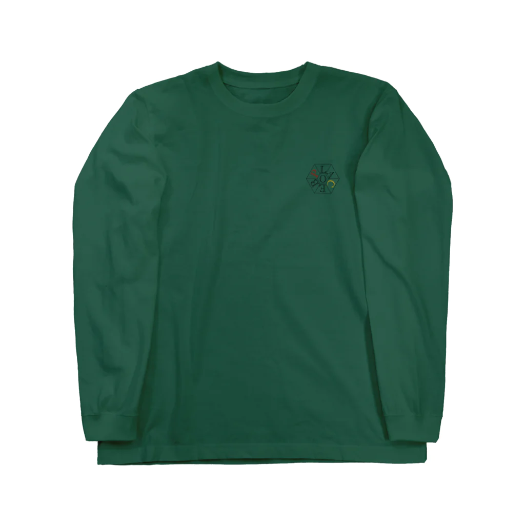 プラシボの6黒 Long Sleeve T-Shirt