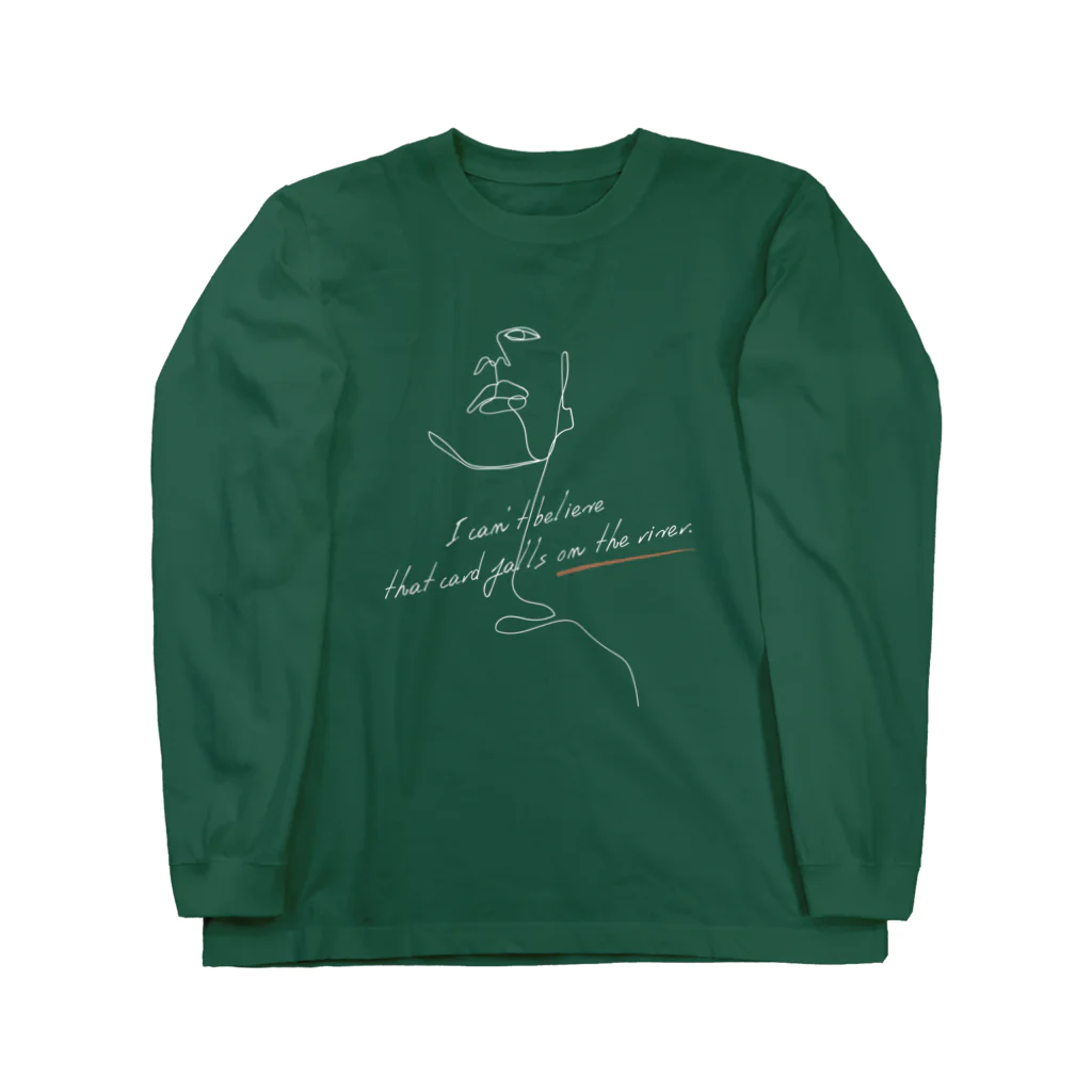 うっちー@ポーカーのon the RIVER Long Sleeve T-Shirt