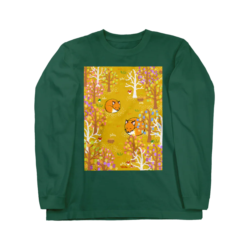 前田悠花｜イラストレーターの★きつねの森★ Long Sleeve T-Shirt