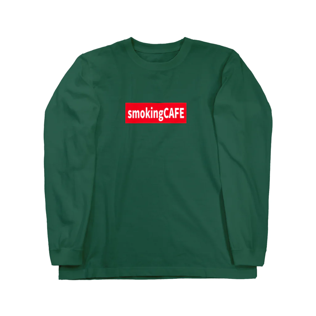 smokingCAFE　オンラインショップのすもかふぇボックスロゴ Long Sleeve T-Shirt