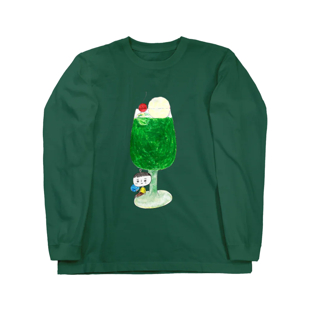 iii sum+ illustrationのmelon soda Long Sleeve T-Shirt