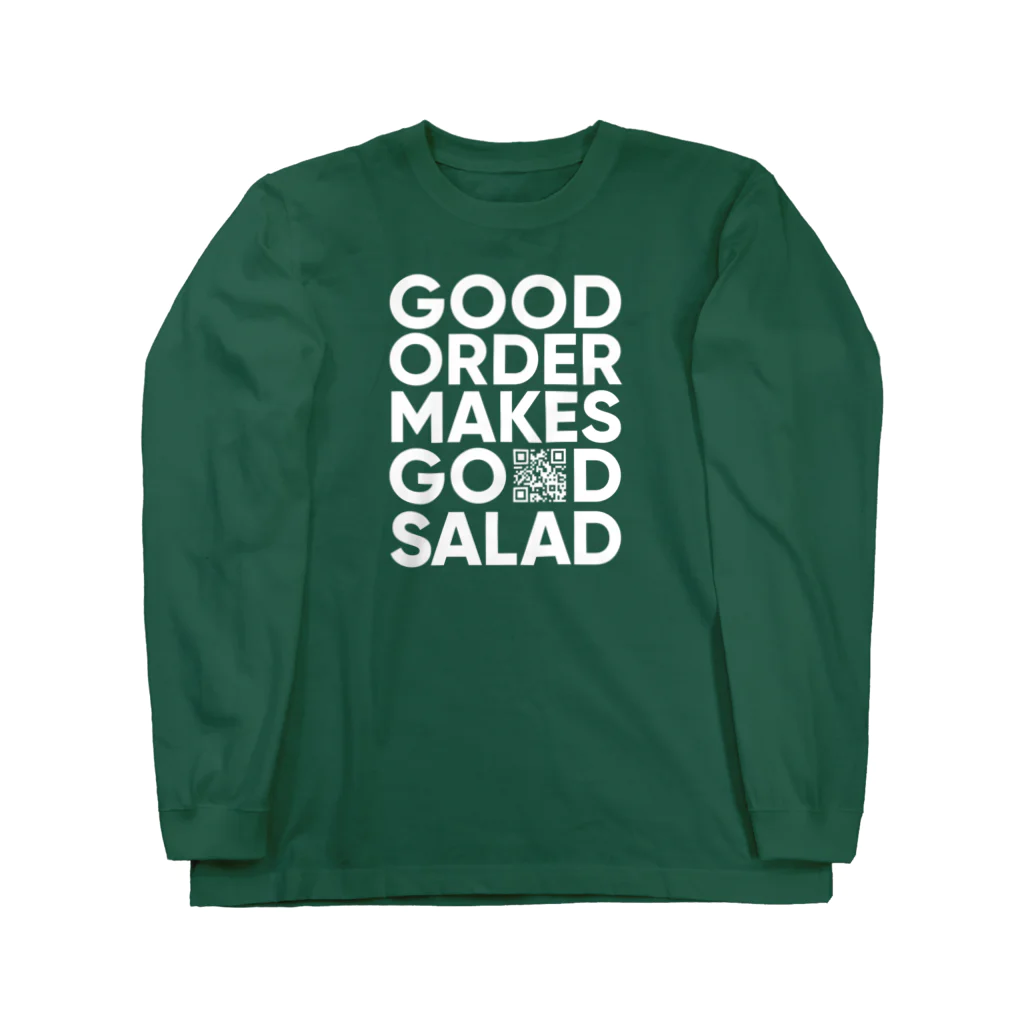 CRISP SALAD WORKSのGOOD ORDER MAKES GOD SALAD ロングスリーブTシャツ