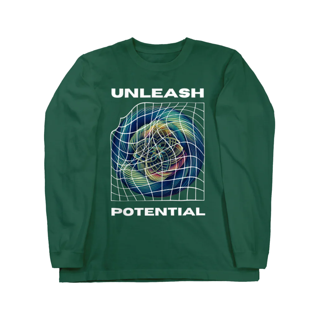 NeoNestの"Unleash Potential" Graphic Tee & Merch Long Sleeve T-Shirt