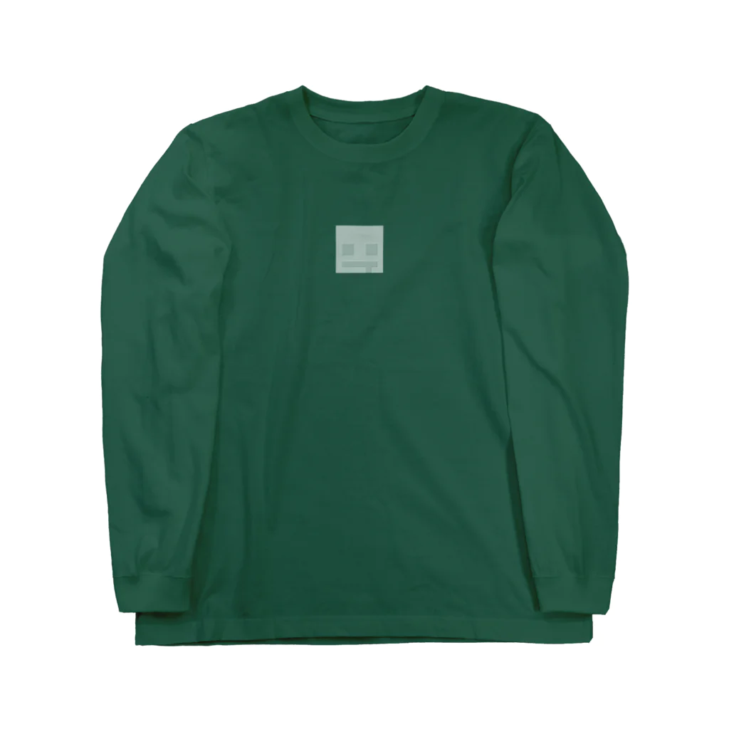 ぽつねん。のあのときのぽつねんの線（白） Long Sleeve T-Shirt