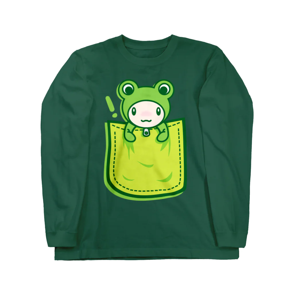 AURA_HYSTERICAのFrog_in_the_Pocket ロングスリーブTシャツ