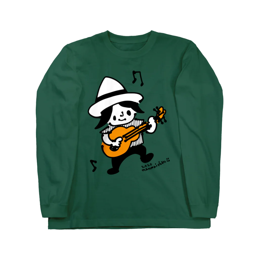 万枚ちゃんのアコギくん Long Sleeve T-Shirt