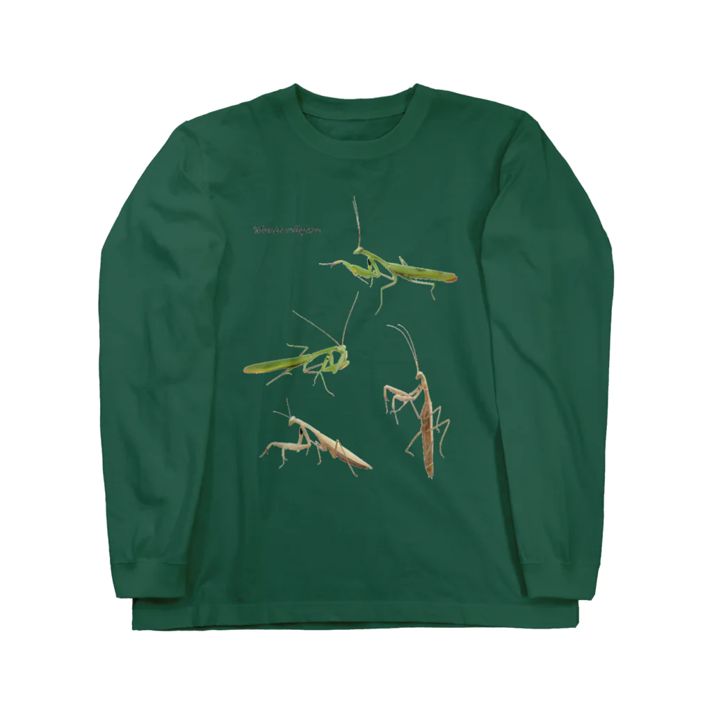 L_arctoaのウスバカマキリ（背景透過ver） Long Sleeve T-Shirt