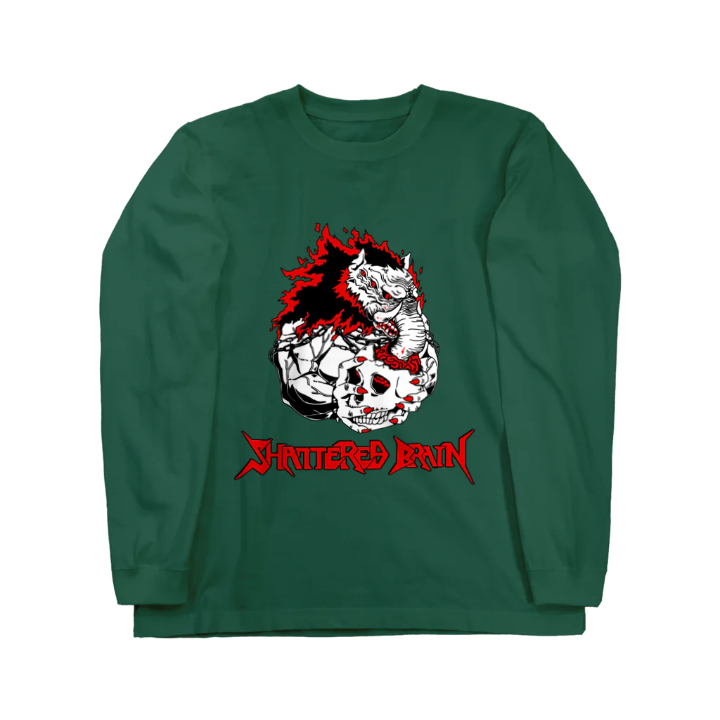 マリンのSHATTERED BRAIN Long Sleeve T-Shirt