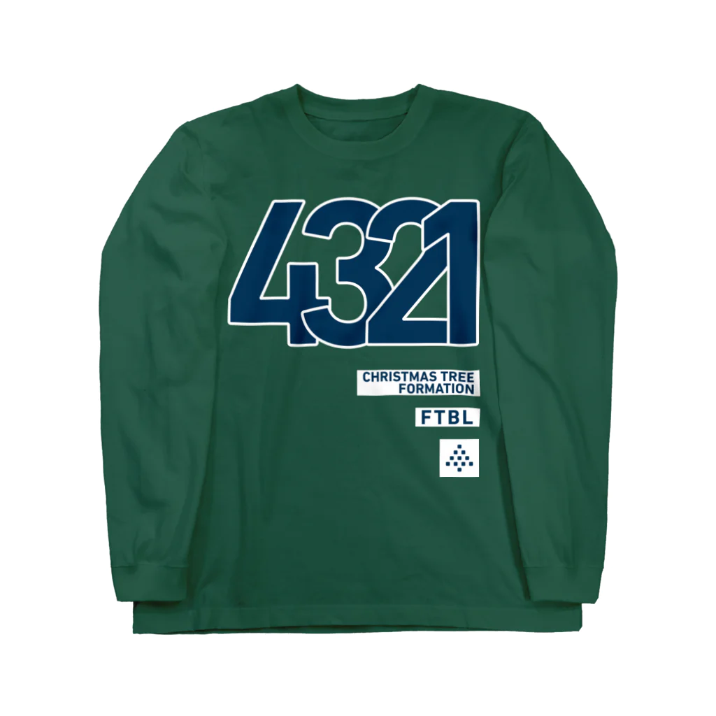 KAWAGOE GRAPHICSの4321のシステム ロングスリーブTシャツ