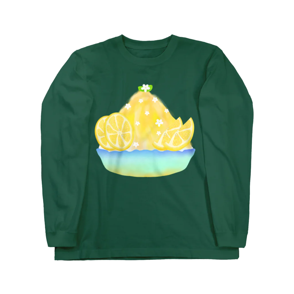 Lily bird（リリーバード）の蜂蜜レモンかき氷 Long Sleeve T-Shirt