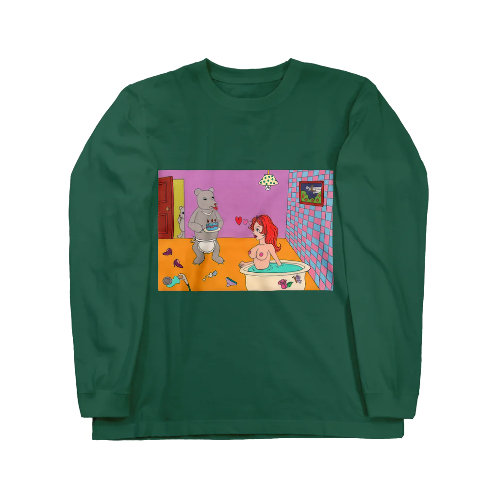 ピンクスキーのお店の愛の生活 Long Sleeve T-Shirt