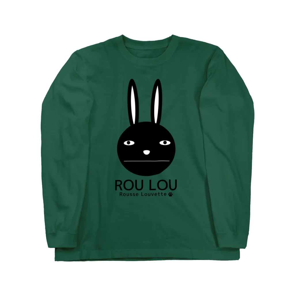 ROU LOU『Rousse Louvette（ルースルーヴェット）』のROU LOU うさぎ宇宙人 ラビテイリアン Long Sleeve T-Shirt