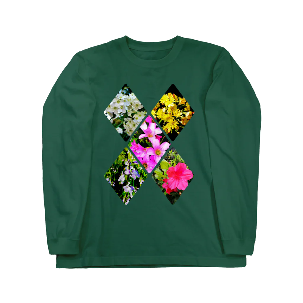 LalaHangeulの野の花シリーズ　X(エックス) Long Sleeve T-Shirt