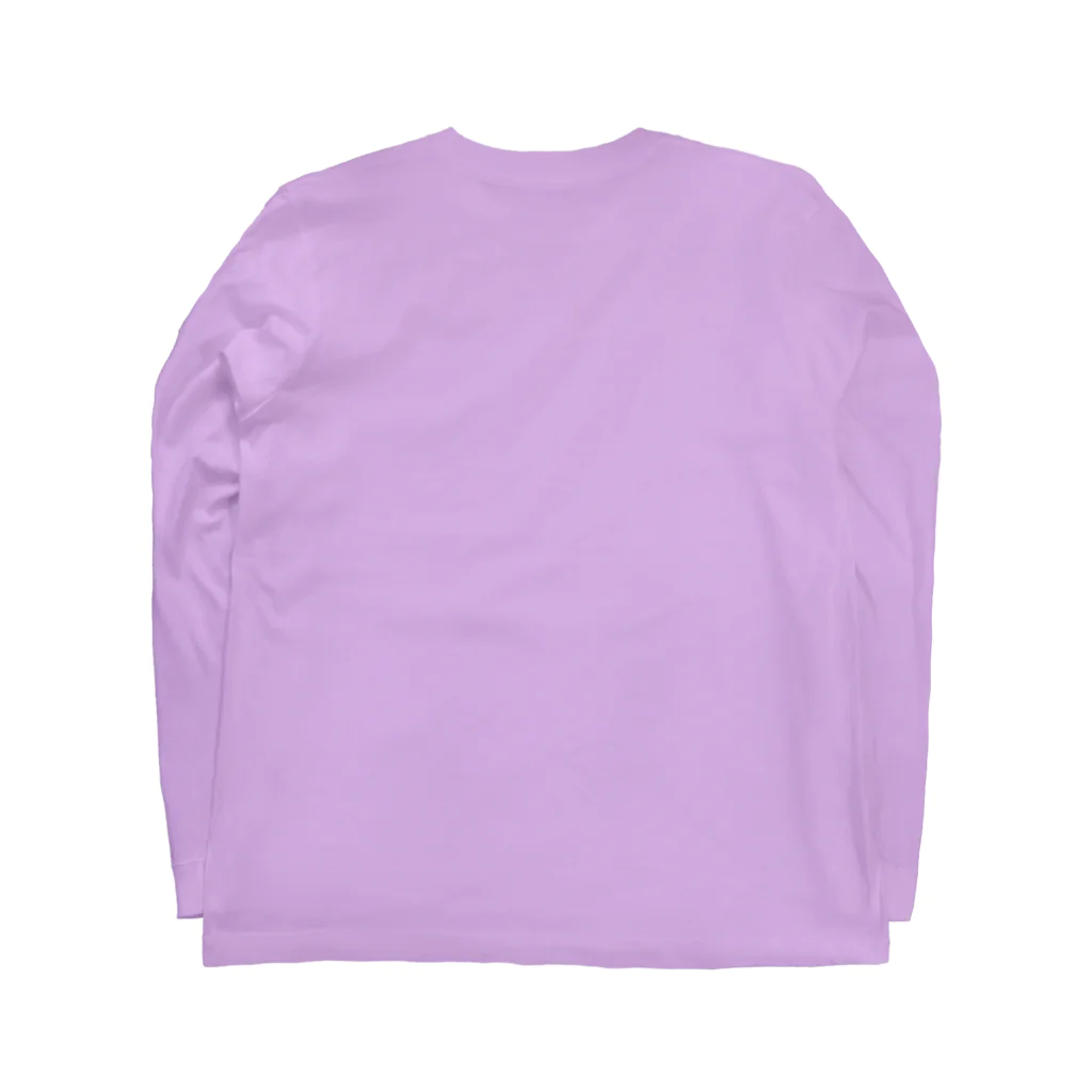 CHIYONの【🖤ver.】u-Town(ユーターン)ロゴ Long Sleeve T-Shirt :back
