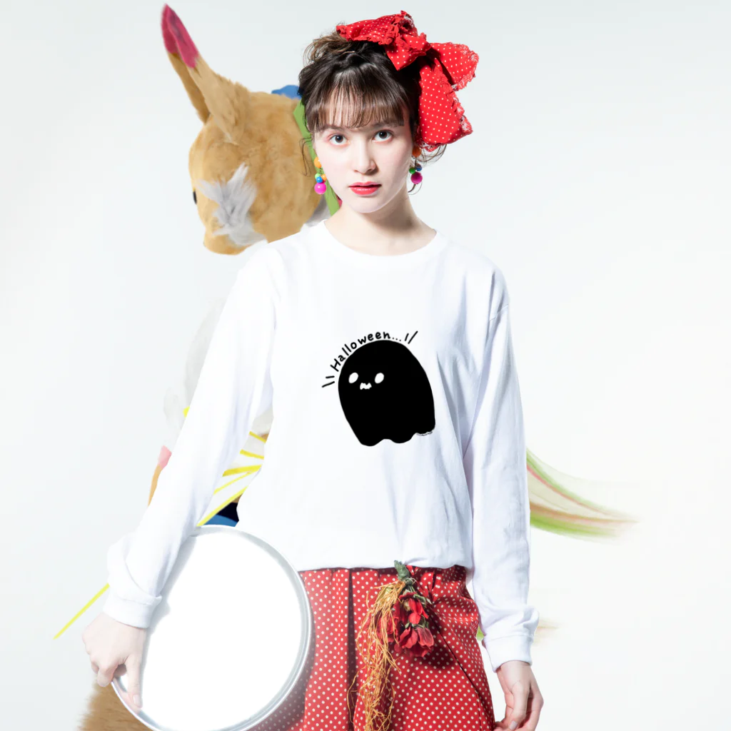 Sugar Ginger CookieのHalloween2021 Long Sleeve T-Shirt :model wear (front)