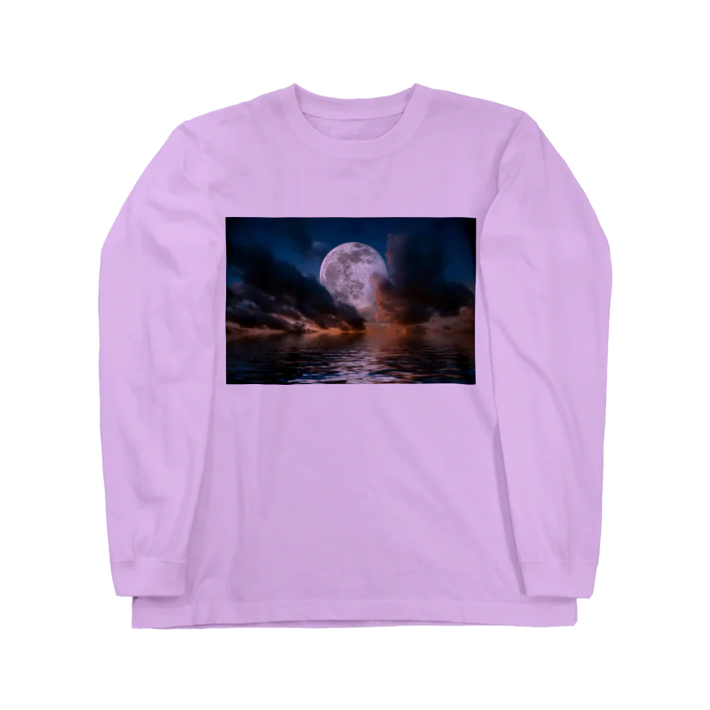 タツノオトシゴローズのthe moon no.2 Long Sleeve T-Shirt