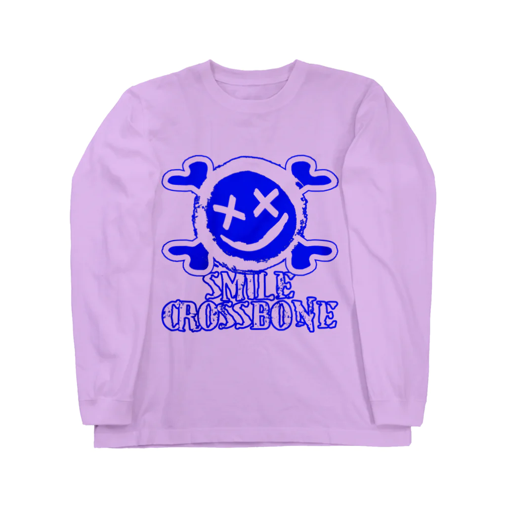 Ａ’ｚｗｏｒｋＳのニコちゃんクロスボーン BLU Long Sleeve T-Shirt