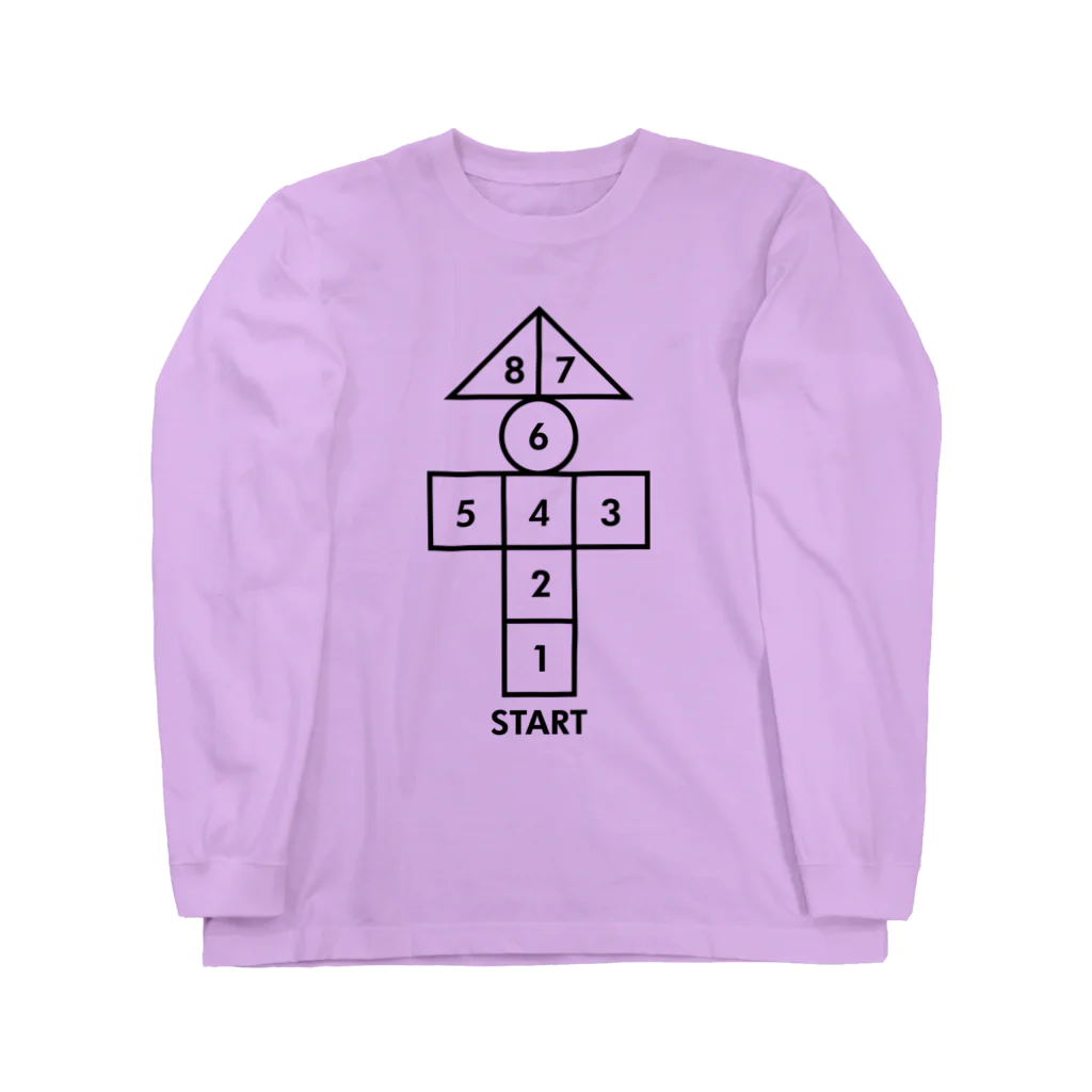 オノマトピアのかかしのケンパ（レトロデザイン） Long Sleeve T-Shirt