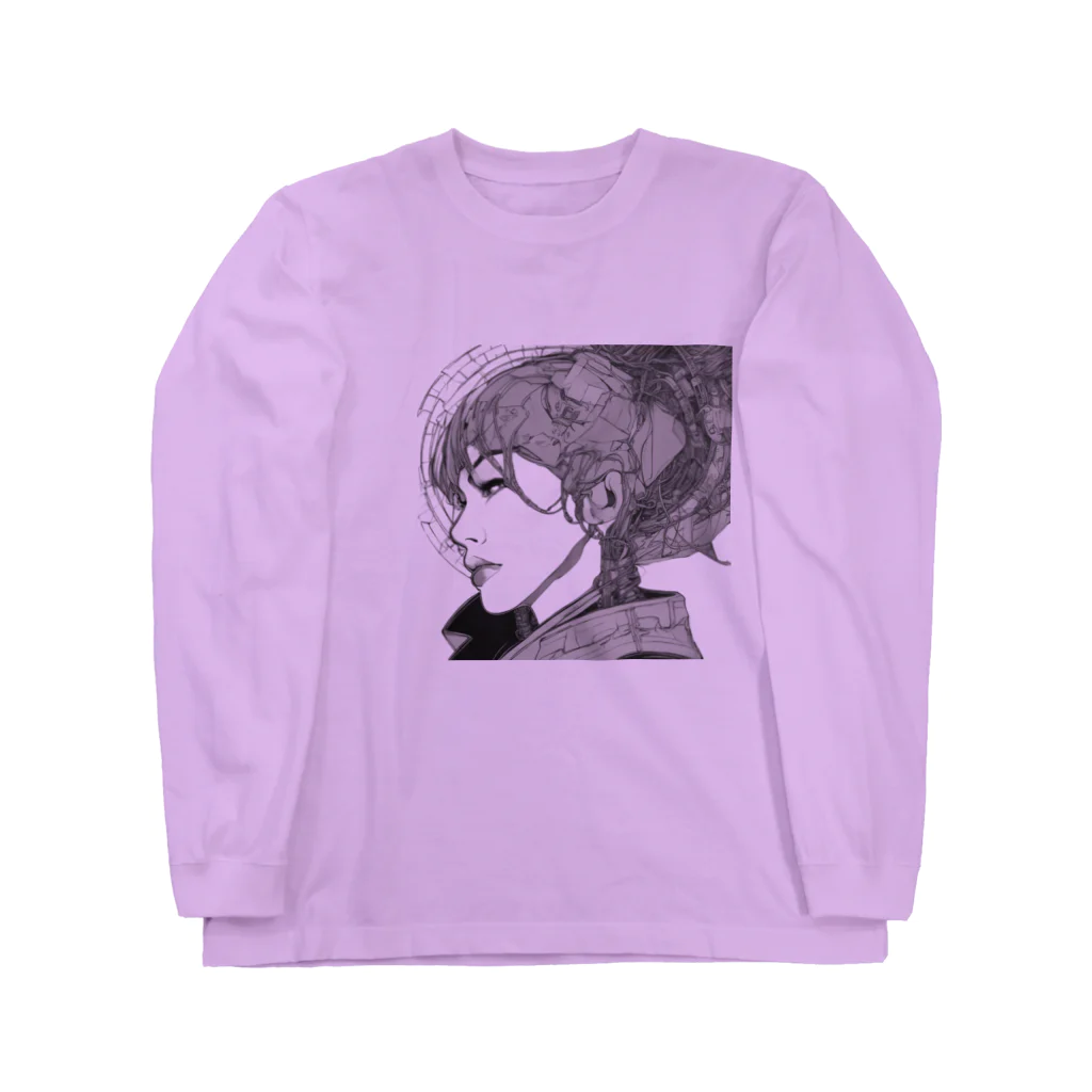 bowieの「しゃべる失恋を英語で説明」 Long Sleeve T-Shirt