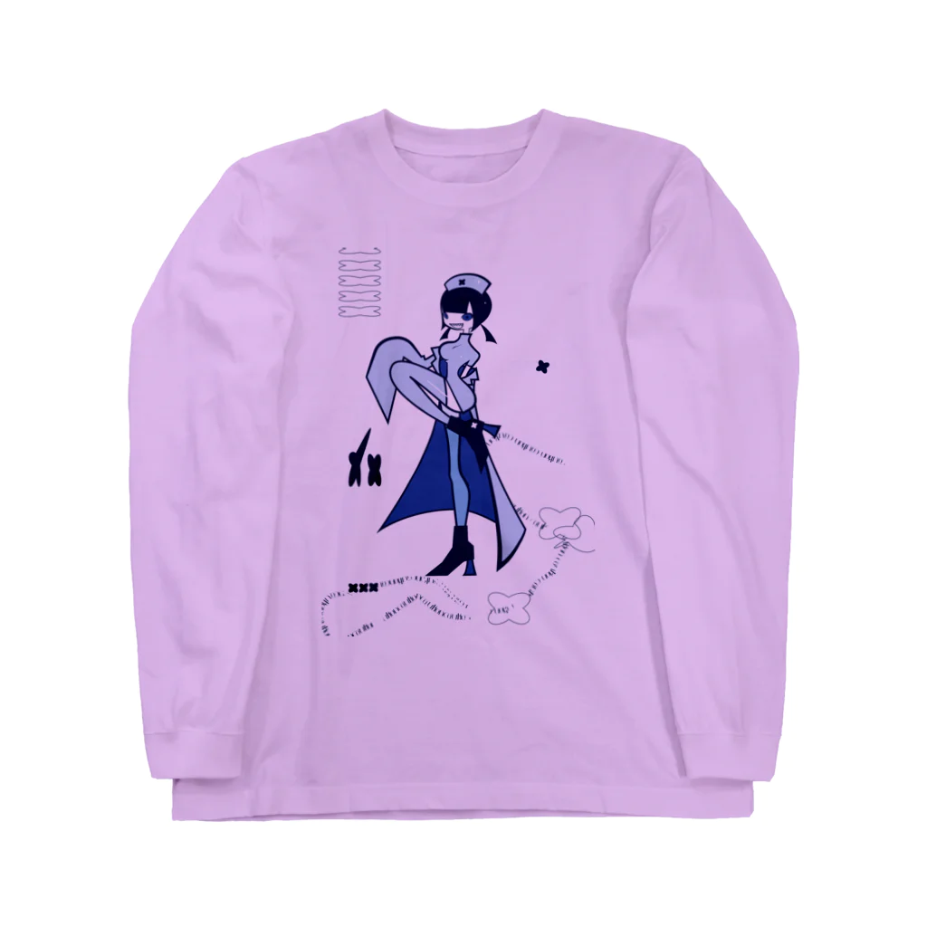 めめ郎の青いナース Long Sleeve T-Shirt