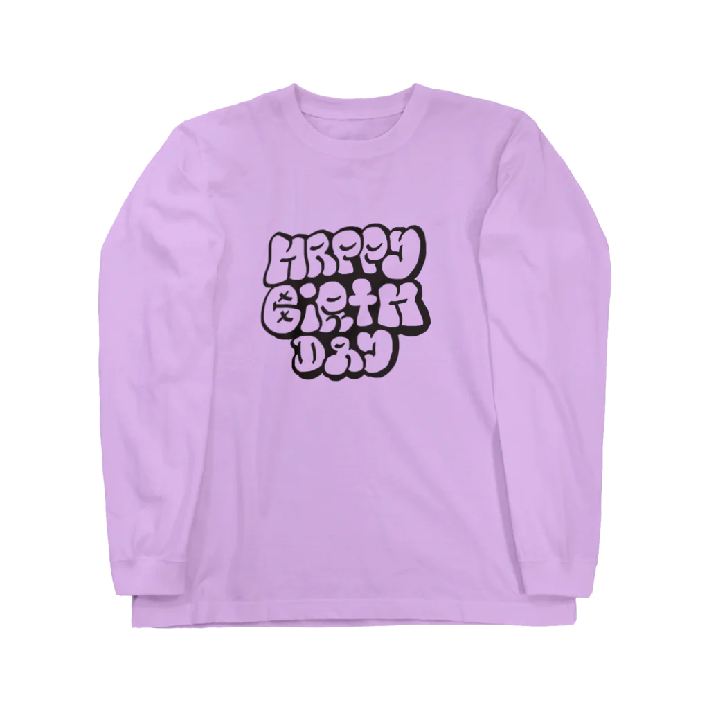 CALMearのhappy birthday Long Sleeve T-Shirt