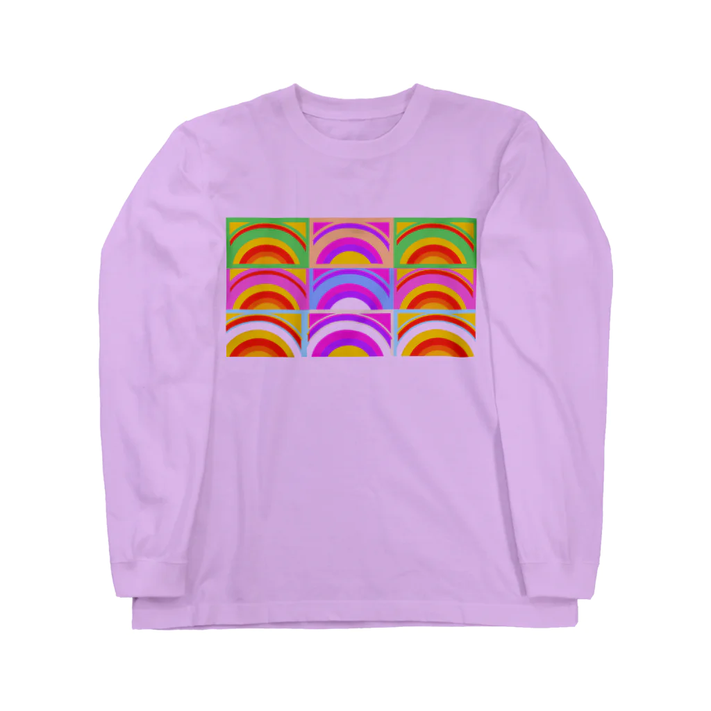 ✨🌈✨ユラクラカン🇯🇵 ✨🌈✨の🌈レインボーサンライズ🌈 Long Sleeve T-Shirt