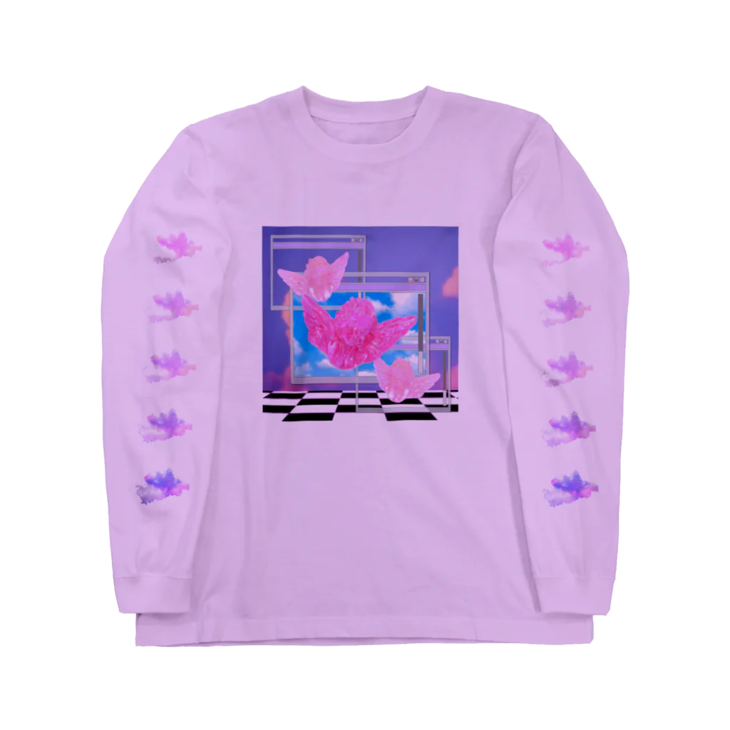 けいこうしょくの空と天使 Long Sleeve T-Shirt