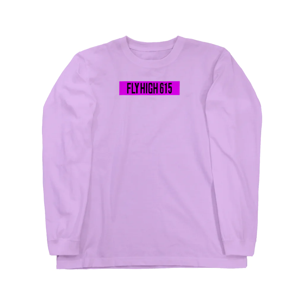 FLYHIGH615【別館】のFLYHIGH615　初期ロゴT_PINK Long Sleeve T-Shirt