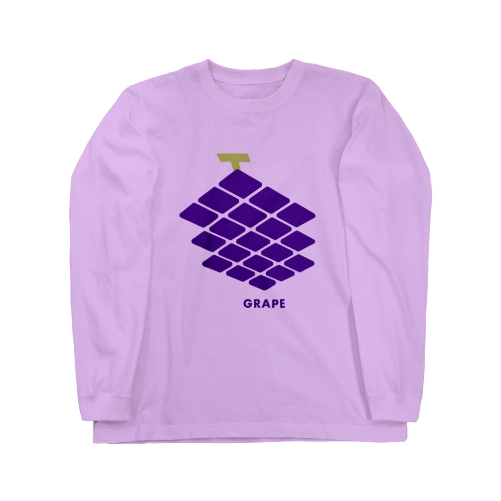 KAWAGOE GRAPHICSのぶどうヒトフサ Long Sleeve T-Shirt