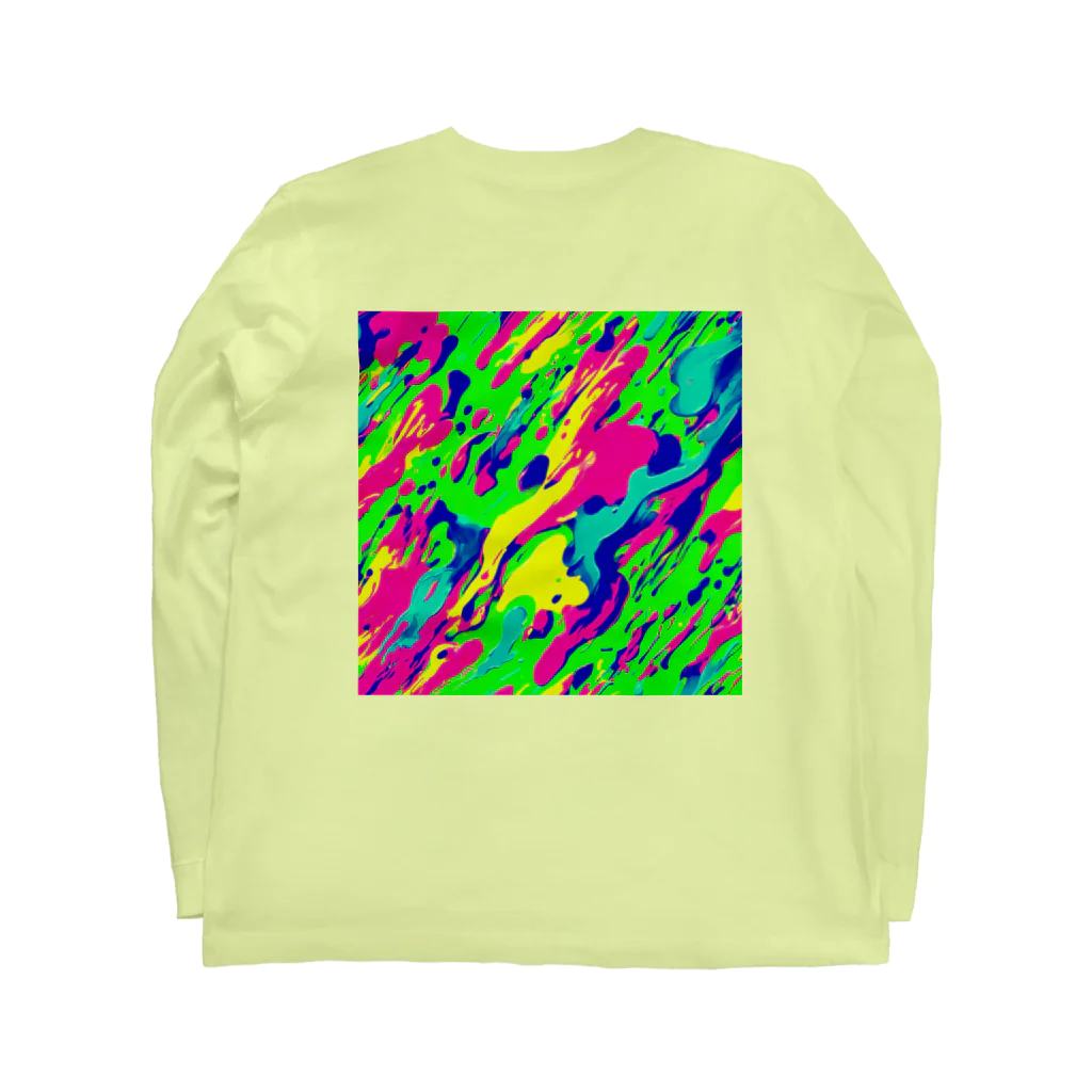 NeonLeakのペンキちゃん8 Long Sleeve T-Shirt :back