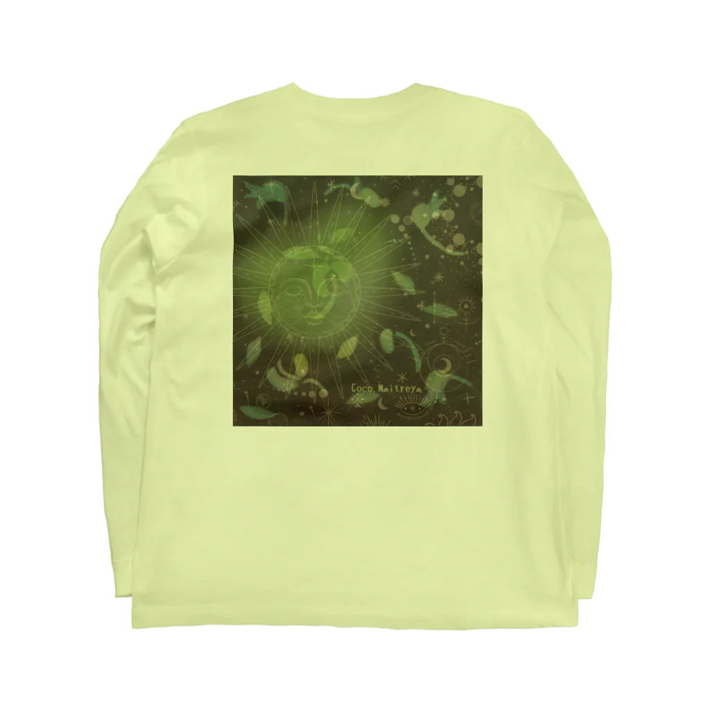 キキとココからの太陽の恵み／芽吹き Long Sleeve T-Shirt :back