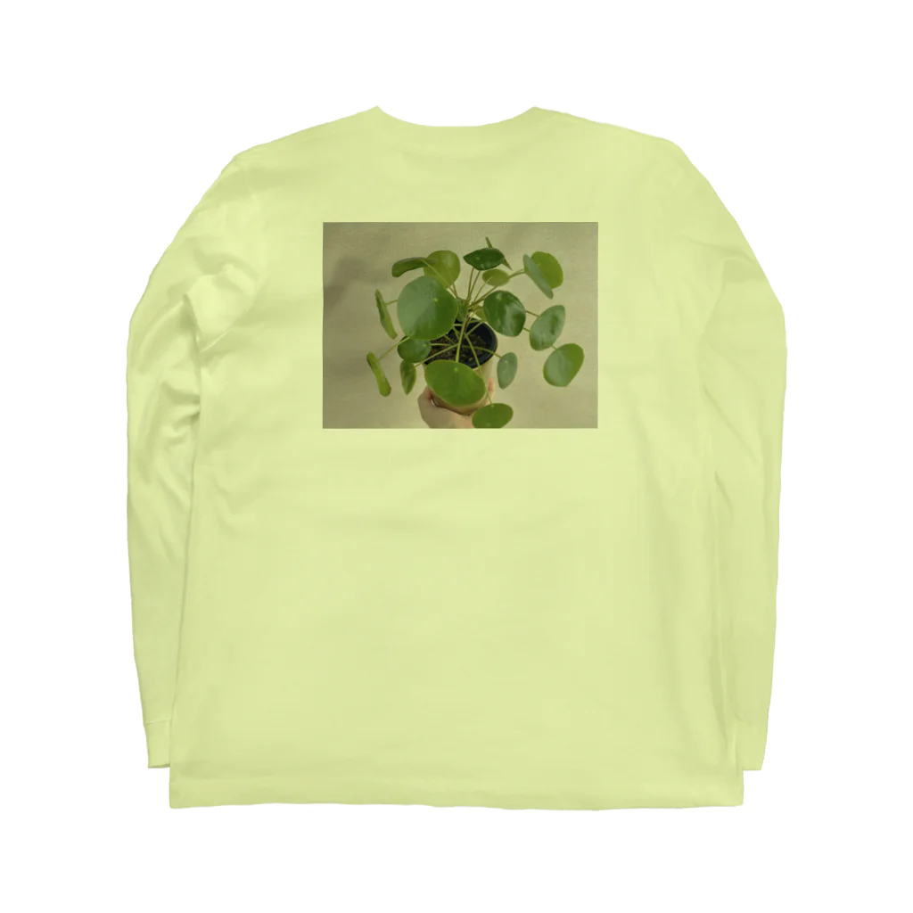 いきものちゃん🌿の手乗りパンケーキ Long Sleeve T-Shirt :back