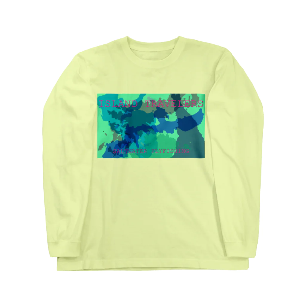 tidepoolの島カモdesign ロングスリーブTシャツ