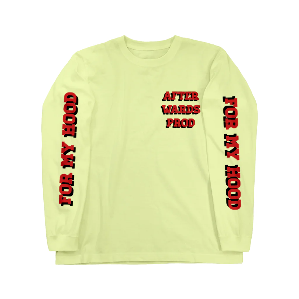 AFTERWARDSのCOLLEGE LOGO LONG TEE Long Sleeve T-Shirt