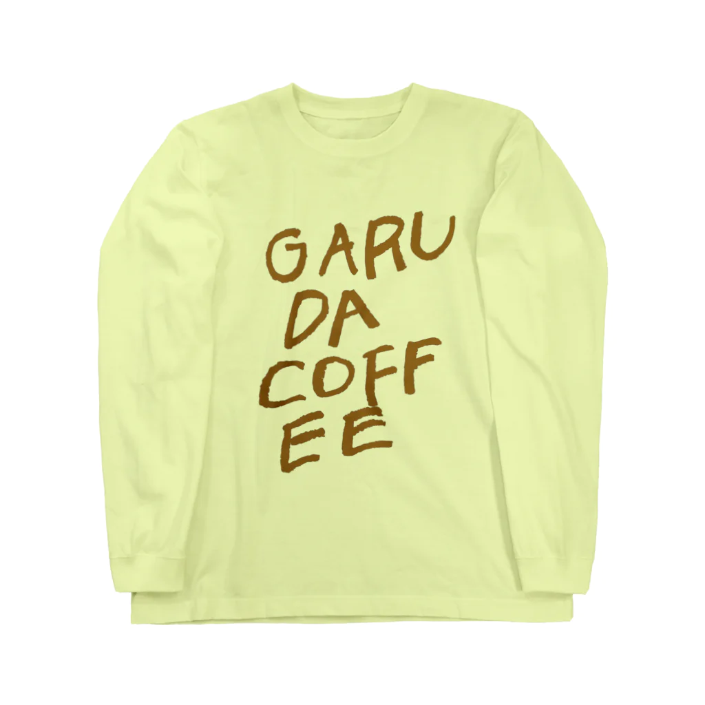 GARUDA COFFEEのGARUDA COFFEEカフェオレロゴシリーズ Long Sleeve T-Shirt