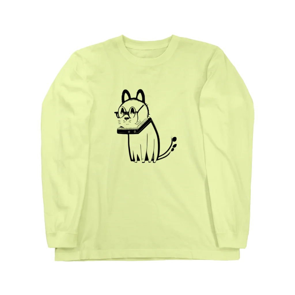 ダンディーおじさんのお店のダンディー犬さん Long Sleeve T-Shirt