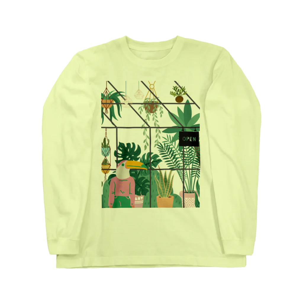 ちゃんごんのおうちの南国の観葉植物店 Long Sleeve T-Shirt