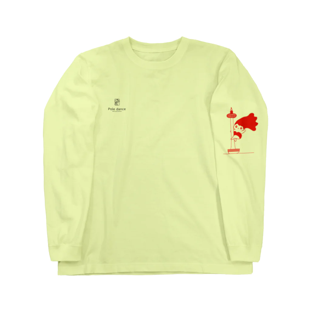 ERIKA RELAXのポールダンスリラ子ちゃん Long Sleeve T-Shirt