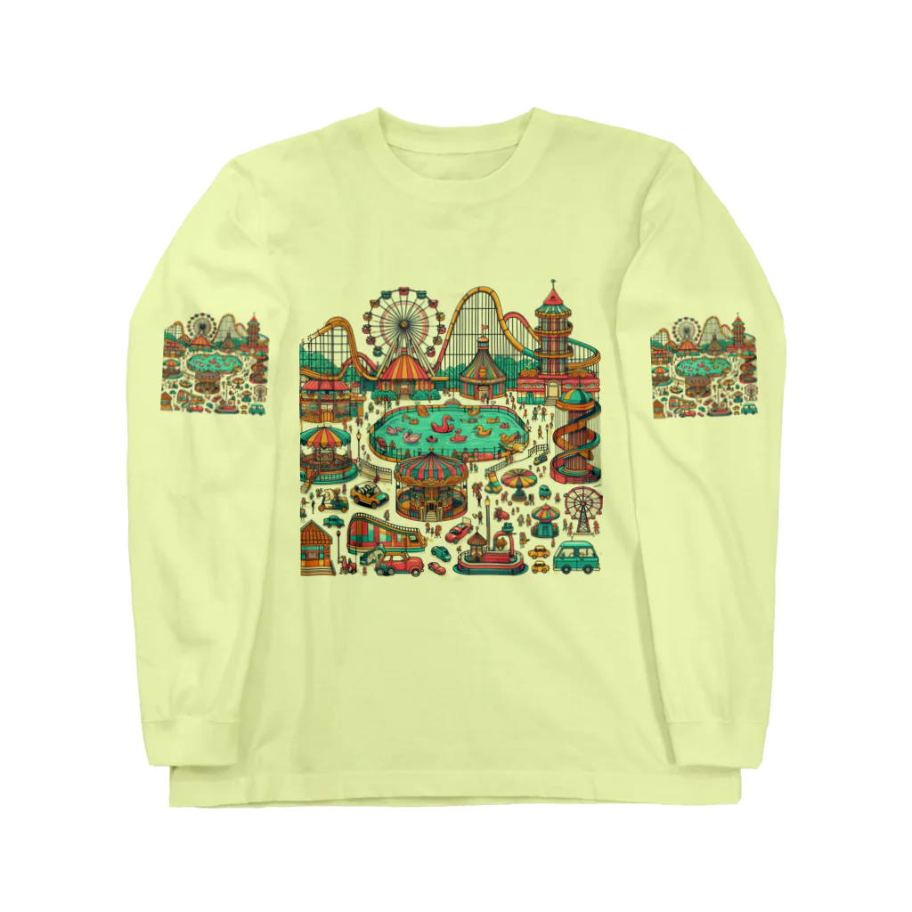 ぴくちゃー55の楽しい遊園地 Long Sleeve T-Shirt