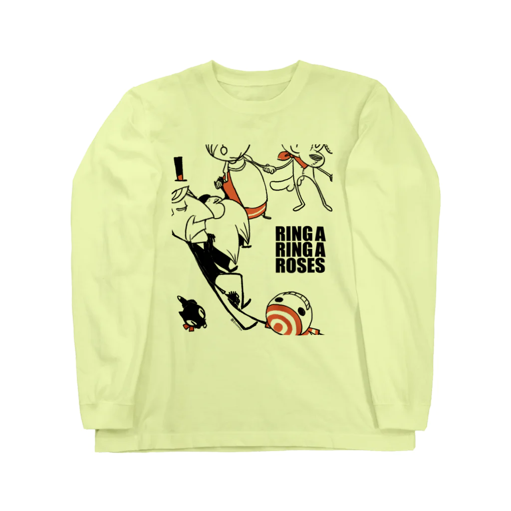 こむにゅのアパートメントの『RING A RING A ROSES (←)』 Long Sleeve T-Shirt