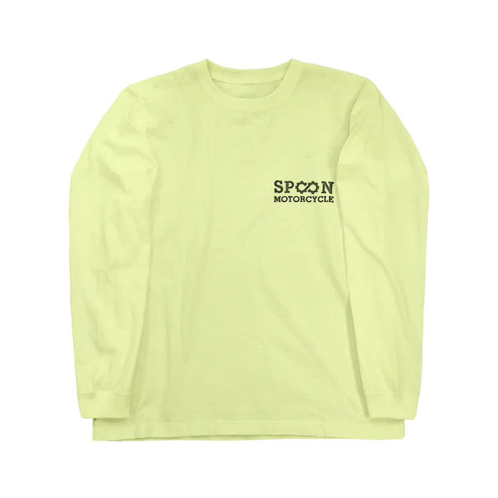 spoonmotorcycleのspoon1 ロングスリーブTシャツ