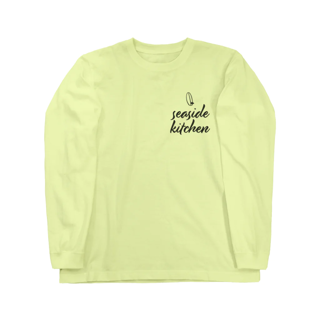 たつおと海子 公式ショップのSeasideKitchen（シンプル） Long Sleeve T-Shirt